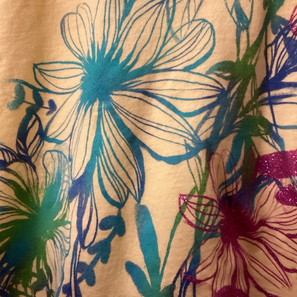 Women’s Hanes JMS Just My Size Sparkly Short Sleeve Tee Shirt 1X Dragonfly - Picture 3 of 7